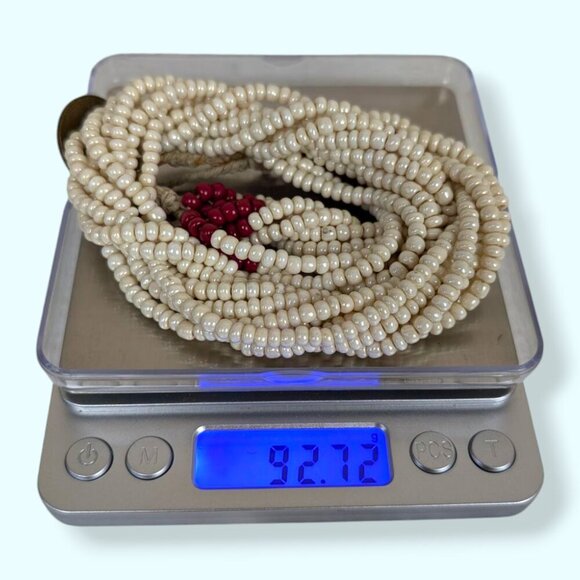 V. 9-Strand Beaded Torsade Necklace - Picture 5 of 5